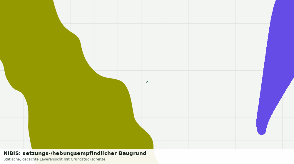 Statische Kartenansicht: NIBIS: setzungs-/hebungsempfindlicher Baugrund