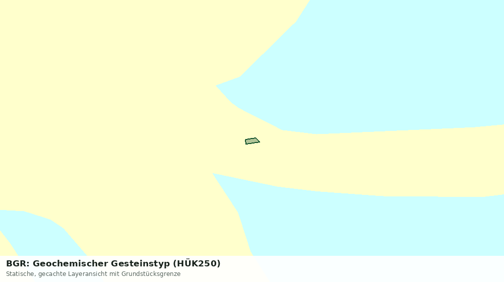Statische Kartenansicht: BGR: Geochemischer Gesteinstyp (HÜK250)