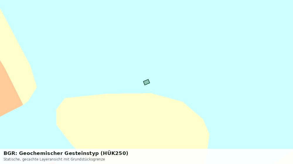 Statische Kartenansicht: BGR: Geochemischer Gesteinstyp (HÜK250)