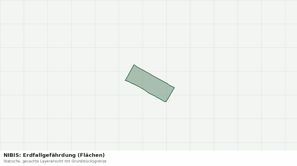 Statische Kartenansicht: NIBIS: Erdfallgefährdung (Flächen)