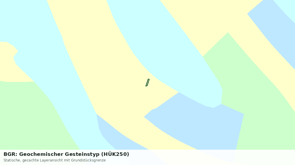 Statische Kartenansicht: BGR: Geochemischer Gesteinstyp (HÜK250)