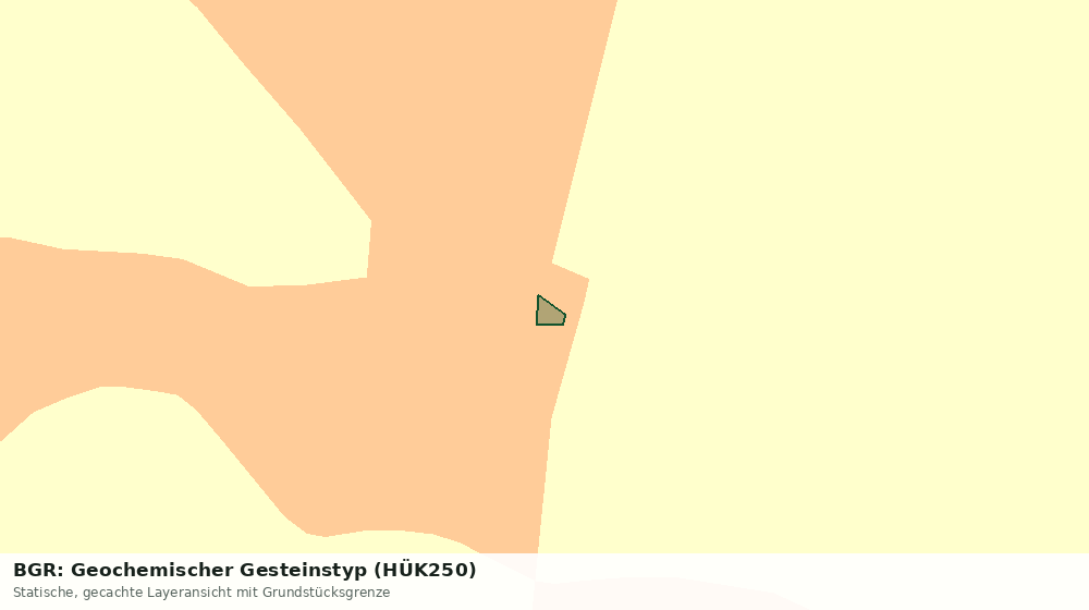 Statische Kartenansicht: BGR: Geochemischer Gesteinstyp (HÜK250)