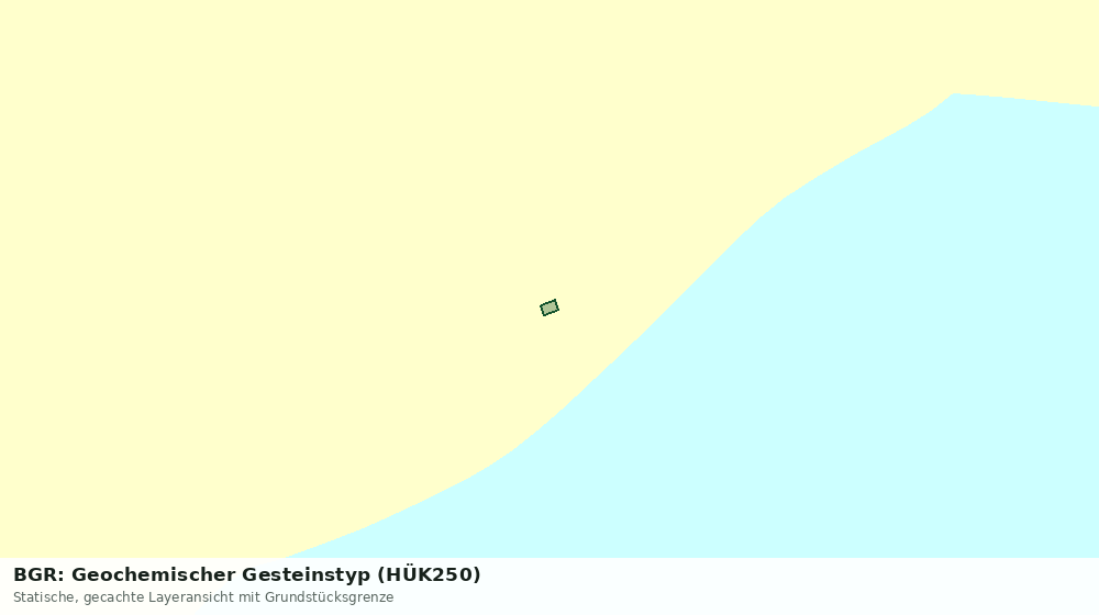 Statische Kartenansicht: BGR: Geochemischer Gesteinstyp (HÜK250)