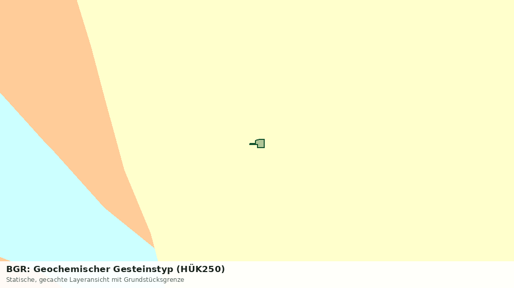 Statische Kartenansicht: BGR: Geochemischer Gesteinstyp (HÜK250)