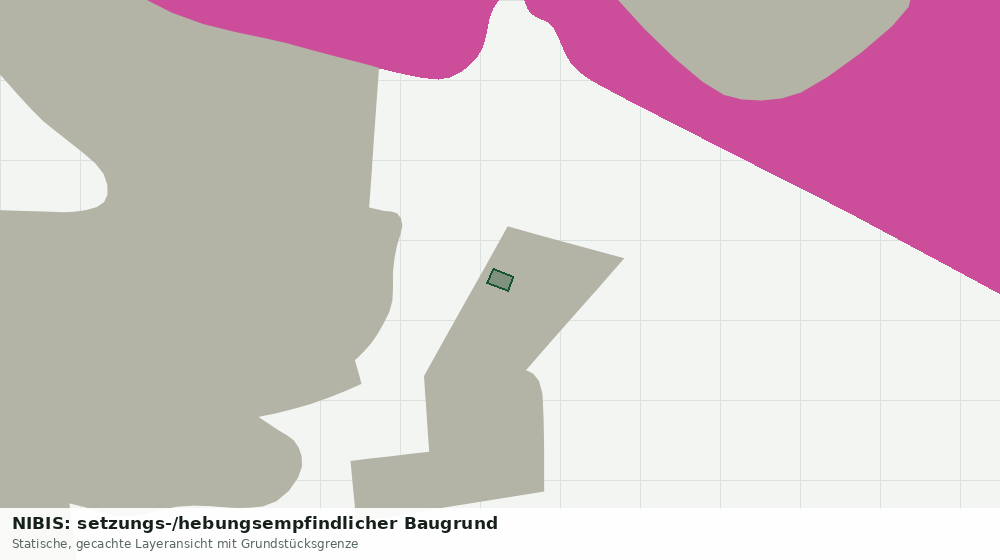 Statische Kartenansicht: NIBIS: setzungs-/hebungsempfindlicher Baugrund