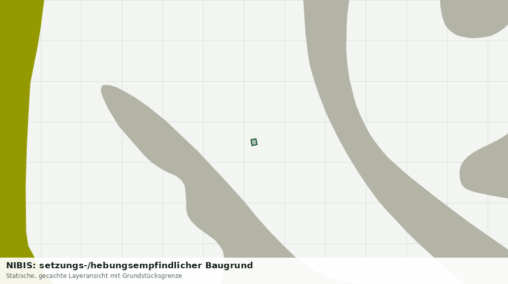 Statische Kartenansicht: NIBIS: setzungs-/hebungsempfindlicher Baugrund