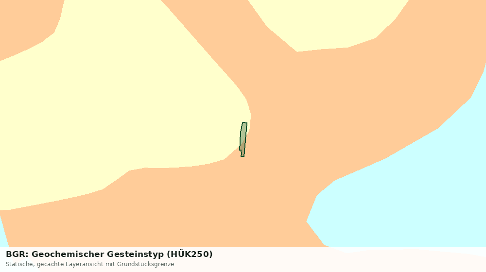 Statische Kartenansicht: BGR: Geochemischer Gesteinstyp (HÜK250)