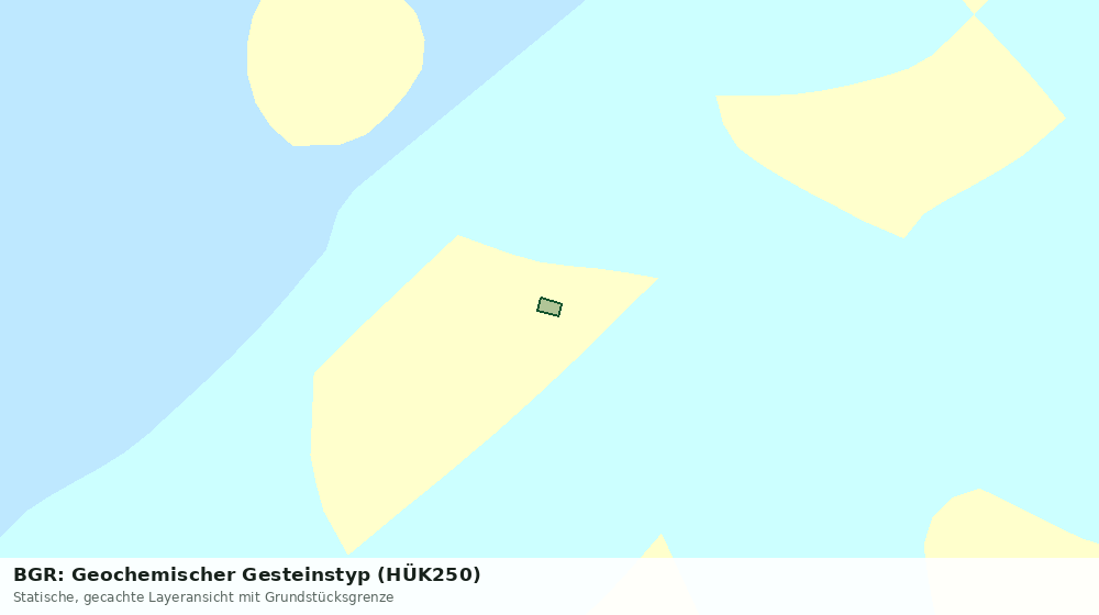 Statische Kartenansicht: BGR: Geochemischer Gesteinstyp (HÜK250)