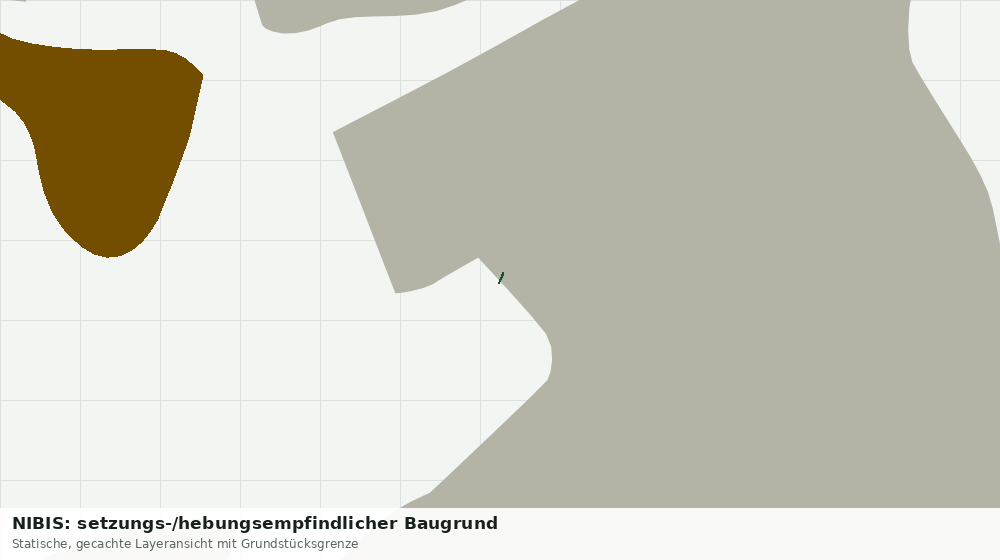 Statische Kartenansicht: NIBIS: setzungs-/hebungsempfindlicher Baugrund