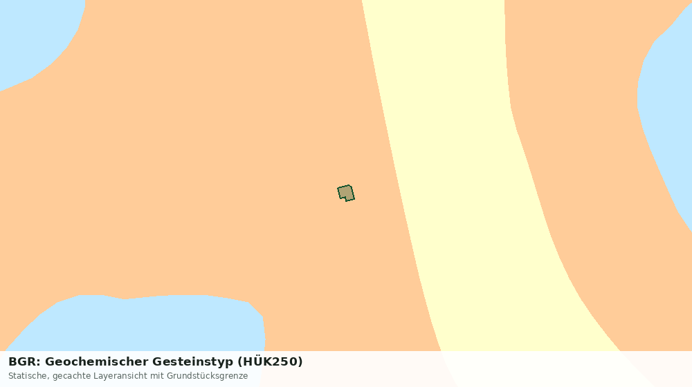 Statische Kartenansicht: BGR: Geochemischer Gesteinstyp (HÜK250)