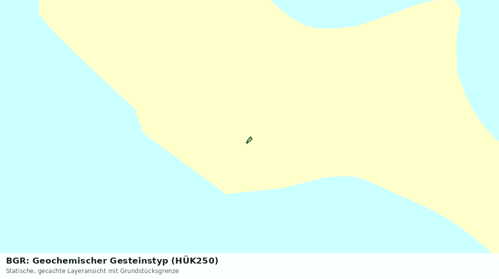 Statische Kartenansicht: BGR: Geochemischer Gesteinstyp (HÜK250)