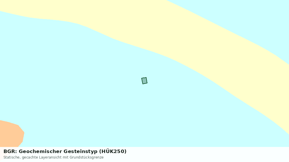 Statische Kartenansicht: BGR: Geochemischer Gesteinstyp (HÜK250)