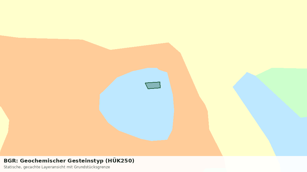 Statische Kartenansicht: BGR: Geochemischer Gesteinstyp (HÜK250)