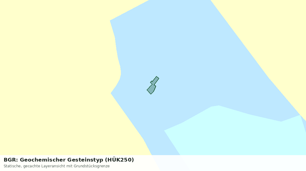 Statische Kartenansicht: BGR: Geochemischer Gesteinstyp (HÜK250)