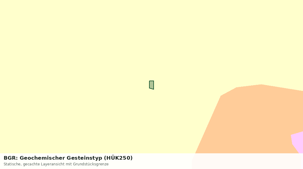 Statische Kartenansicht: BGR: Geochemischer Gesteinstyp (HÜK250)