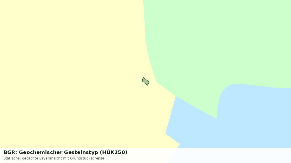 Statische Kartenansicht: BGR: Geochemischer Gesteinstyp (HÜK250)