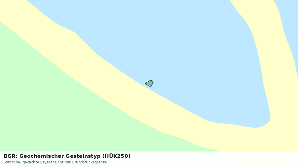 Statische Kartenansicht: BGR: Geochemischer Gesteinstyp (HÜK250)