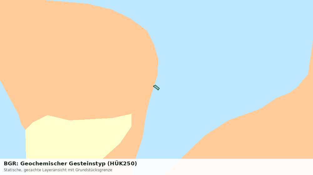Statische Kartenansicht: BGR: Geochemischer Gesteinstyp (HÜK250)