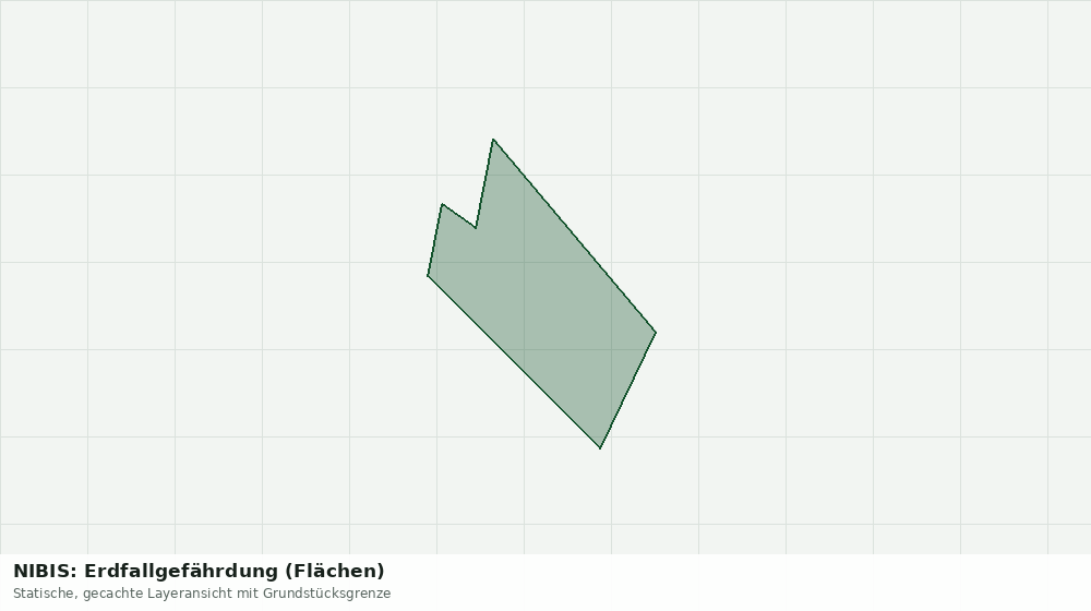 Statische Kartenansicht: NIBIS: Erdfallgefährdung (Flächen)