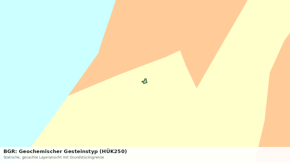 Statische Kartenansicht: BGR: Geochemischer Gesteinstyp (HÜK250)