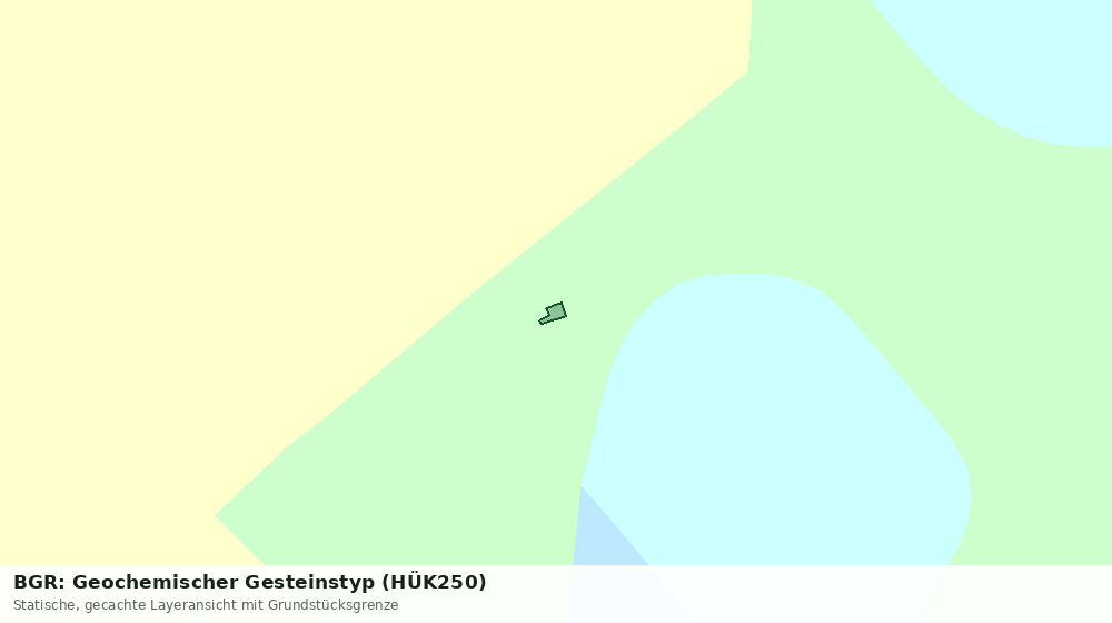 Statische Kartenansicht: BGR: Geochemischer Gesteinstyp (HÜK250)