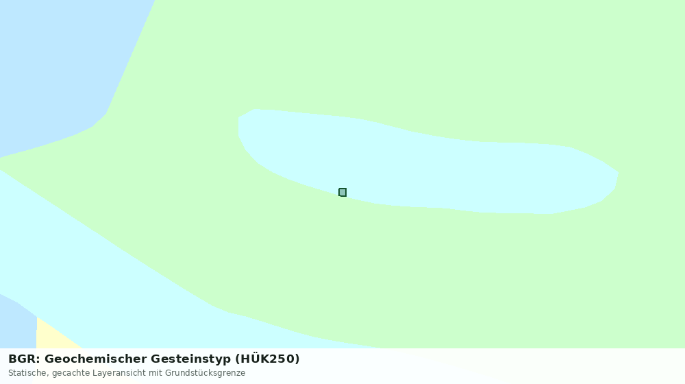 Statische Kartenansicht: BGR: Geochemischer Gesteinstyp (HÜK250)