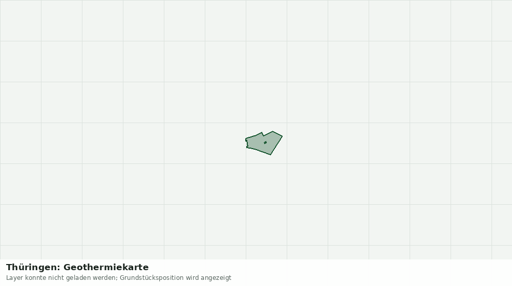Statische Kartenansicht: Thüringen: Geothermiekarte
