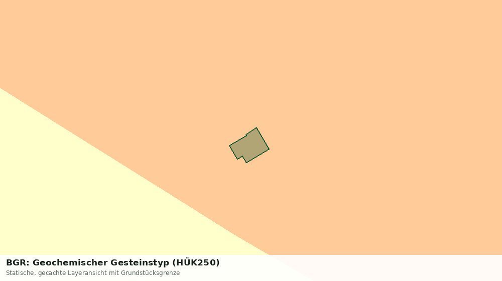 Statische Kartenansicht: BGR: Geochemischer Gesteinstyp (HÜK250)