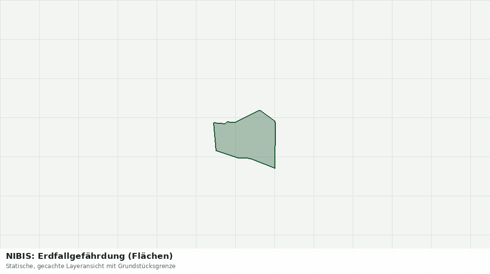 Statische Kartenansicht: NIBIS: Erdfallgefährdung (Flächen)