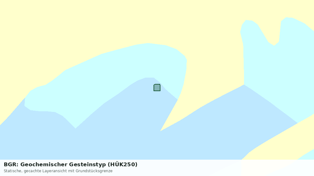 Statische Kartenansicht: BGR: Geochemischer Gesteinstyp (HÜK250)