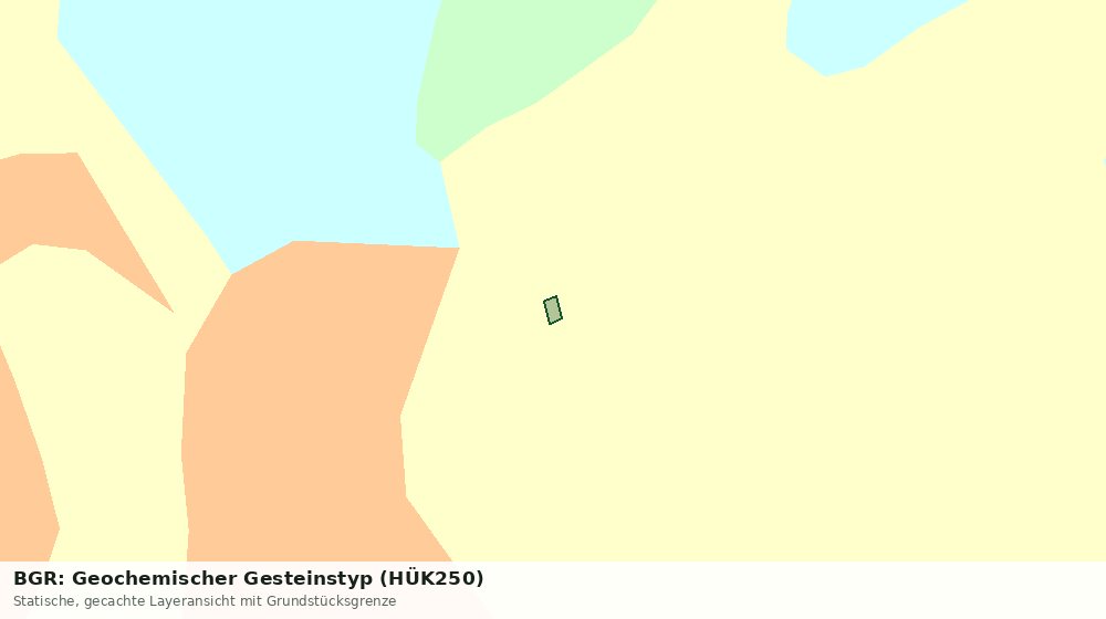 Statische Kartenansicht: BGR: Geochemischer Gesteinstyp (HÜK250)