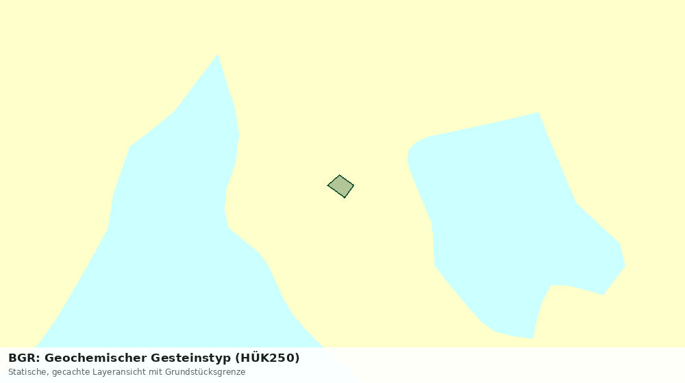 Statische Kartenansicht: BGR: Geochemischer Gesteinstyp (HÜK250)