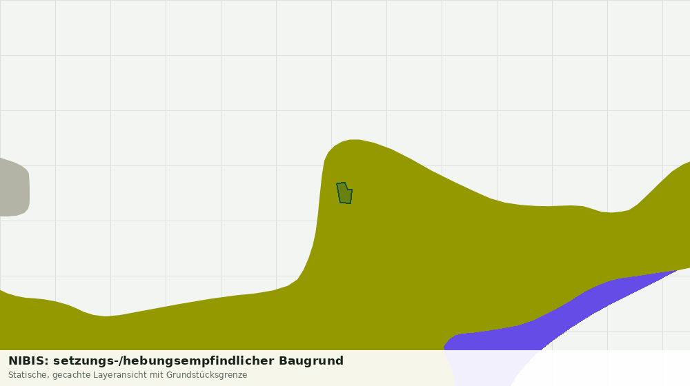 Statische Kartenansicht: NIBIS: setzungs-/hebungsempfindlicher Baugrund