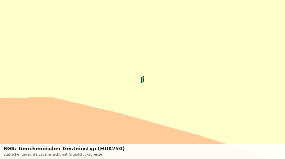 Statische Kartenansicht: BGR: Geochemischer Gesteinstyp (HÜK250)