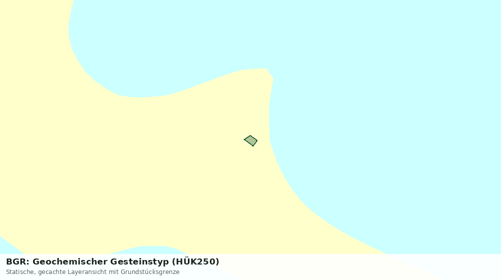 Statische Kartenansicht: BGR: Geochemischer Gesteinstyp (HÜK250)