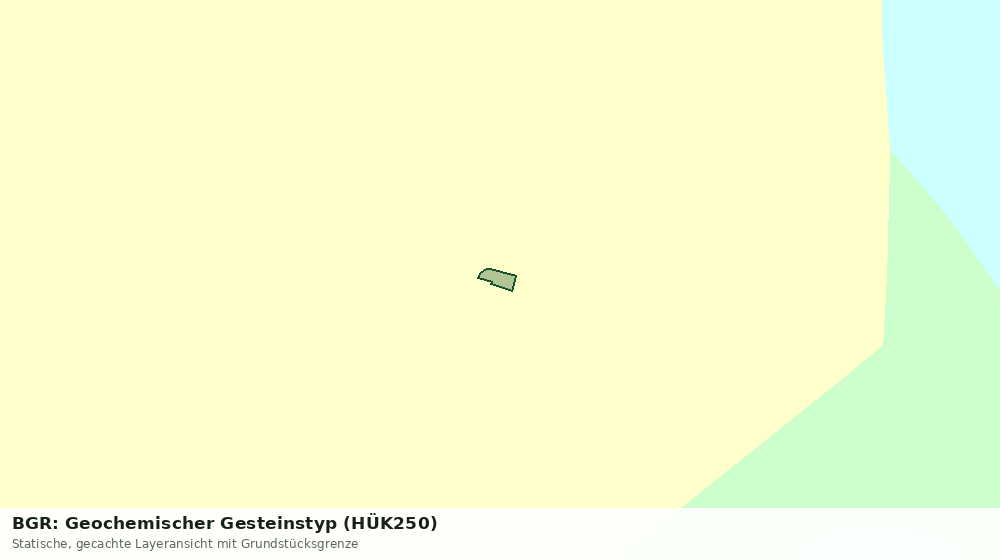 Statische Kartenansicht: BGR: Geochemischer Gesteinstyp (HÜK250)