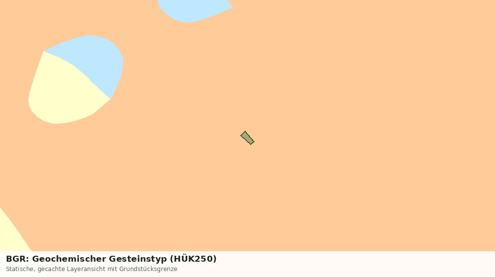 Statische Kartenansicht: BGR: Geochemischer Gesteinstyp (HÜK250)