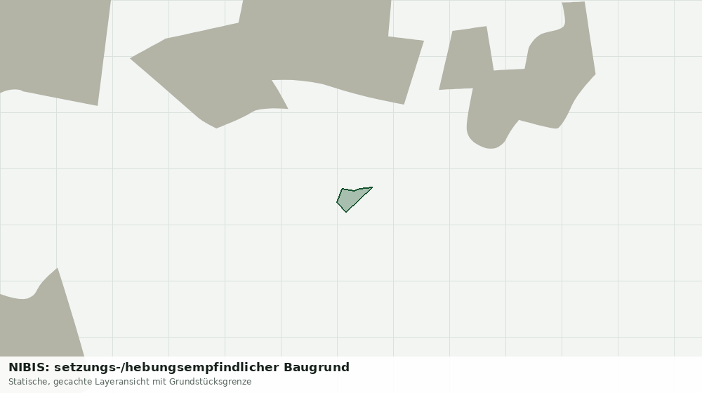 Statische Kartenansicht: NIBIS: setzungs-/hebungsempfindlicher Baugrund