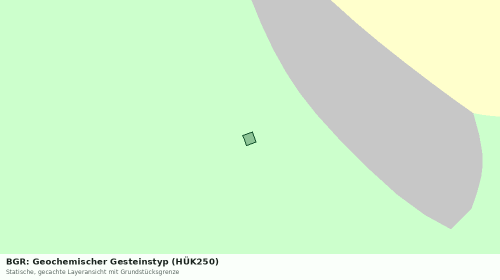 Statische Kartenansicht: BGR: Geochemischer Gesteinstyp (HÜK250)