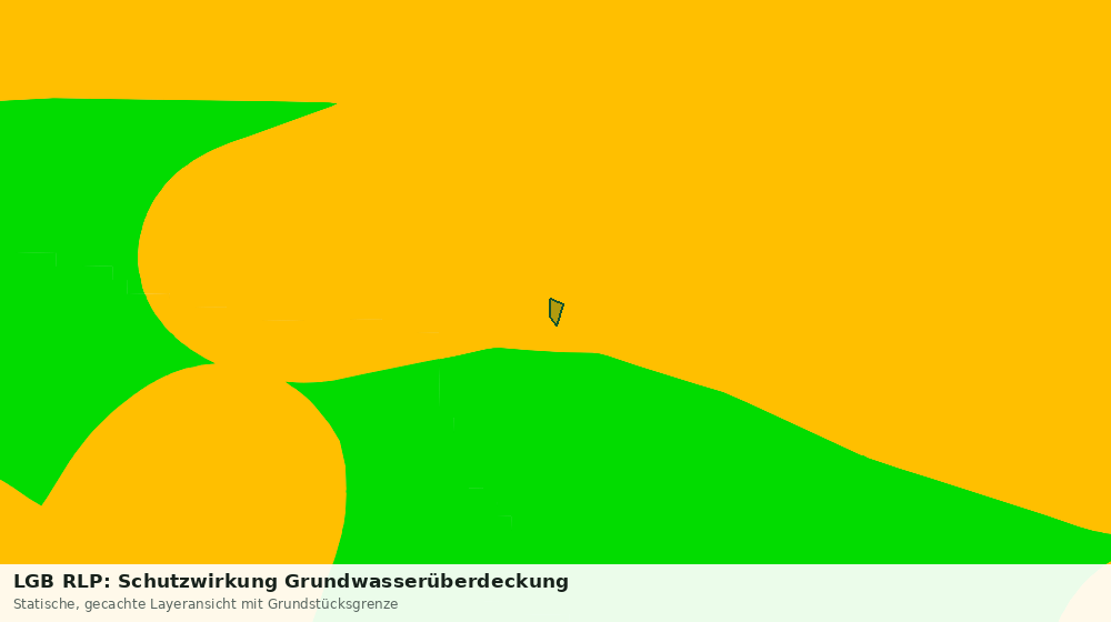 Statische Kartenansicht: LGB RLP: Schutzwirkung Grundwasserüberdeckung