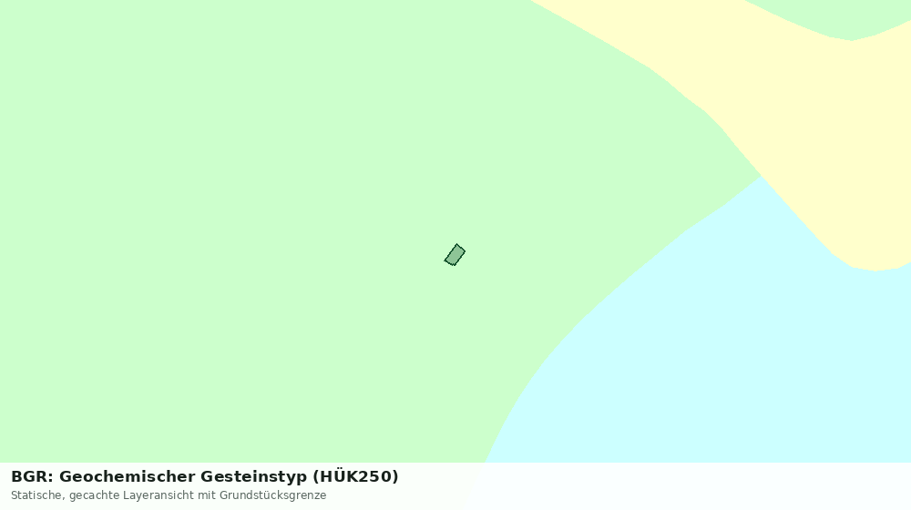 Statische Kartenansicht: BGR: Geochemischer Gesteinstyp (HÜK250)