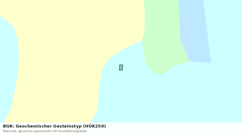 Statische Kartenansicht: BGR: Geochemischer Gesteinstyp (HÜK250)