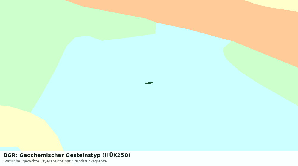 Statische Kartenansicht: BGR: Geochemischer Gesteinstyp (HÜK250)