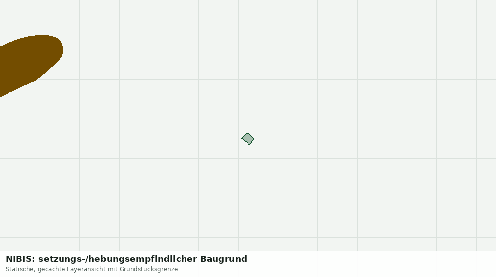 Statische Kartenansicht: NIBIS: setzungs-/hebungsempfindlicher Baugrund