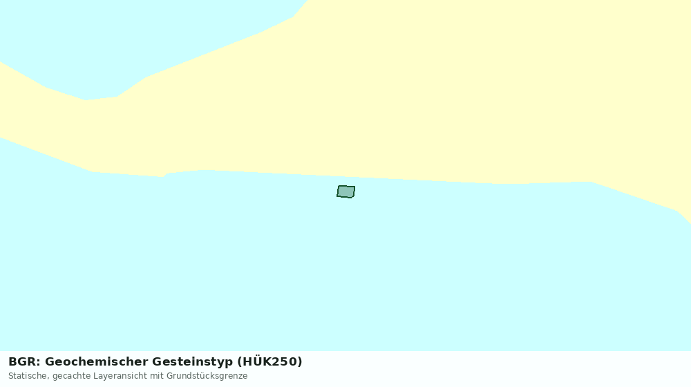 Statische Kartenansicht: BGR: Geochemischer Gesteinstyp (HÜK250)