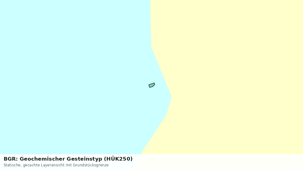Statische Kartenansicht: BGR: Geochemischer Gesteinstyp (HÜK250)