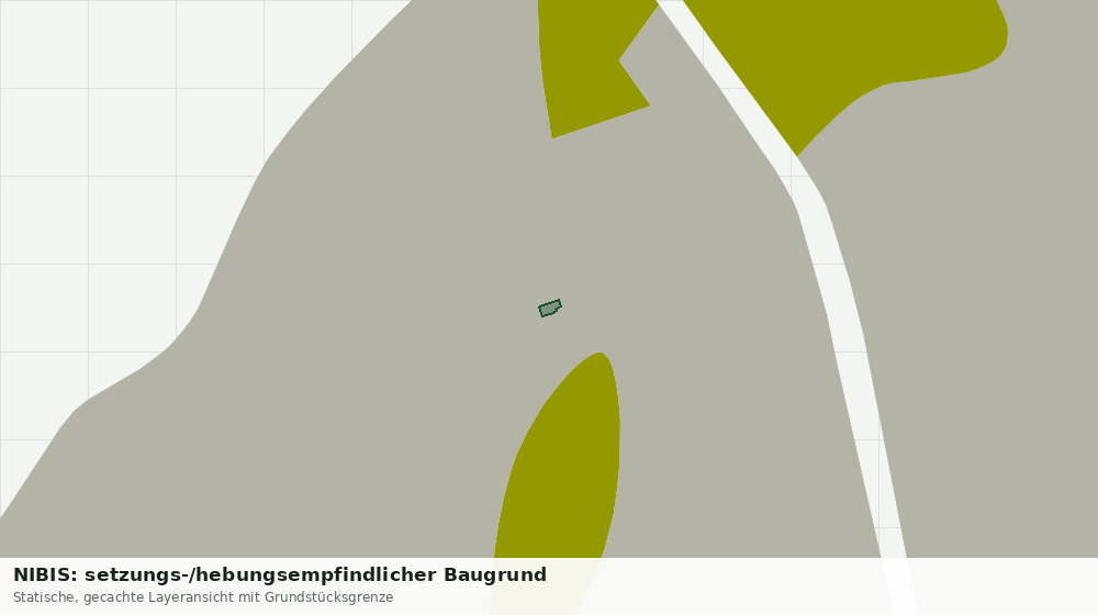 Statische Kartenansicht: NIBIS: setzungs-/hebungsempfindlicher Baugrund