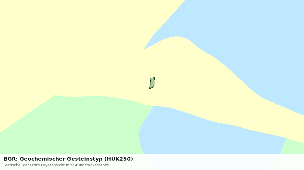 Statische Kartenansicht: BGR: Geochemischer Gesteinstyp (HÜK250)