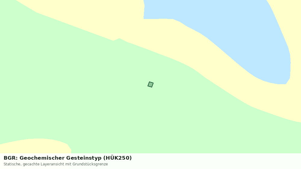 Statische Kartenansicht: BGR: Geochemischer Gesteinstyp (HÜK250)