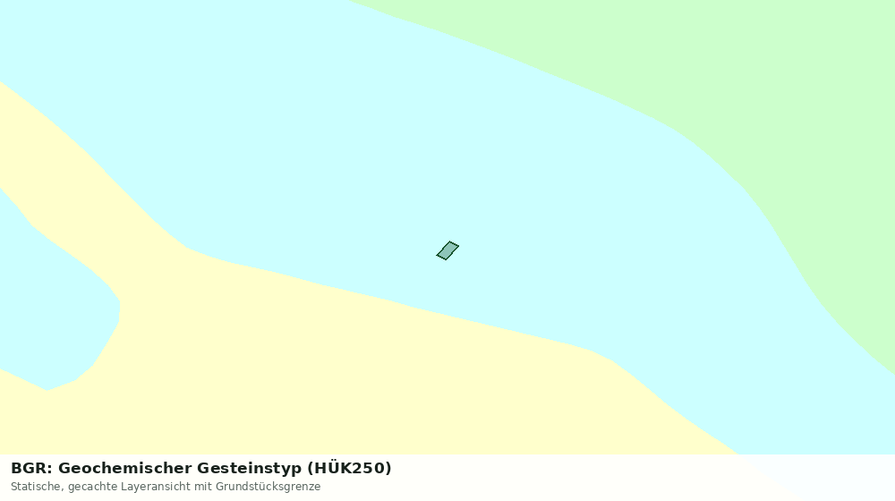 Statische Kartenansicht: BGR: Geochemischer Gesteinstyp (HÜK250)